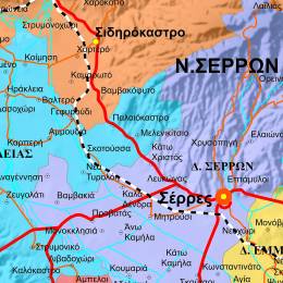 Περιφέρεια Κεντρικής Μακεδονίας - Χάρτης ΝΕΩΝ ΔΗΜΩΝ ΚΑΛΛΙΚΡΑΤΗ