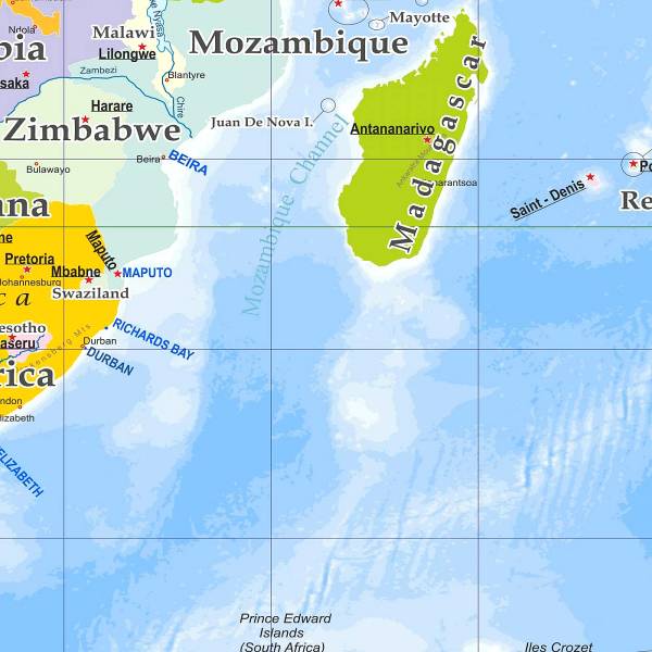 Παγκόσμιος Χάρτης (WGS1984) (Ελληνικά)