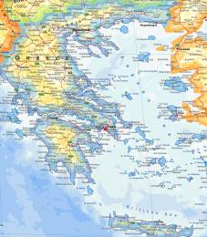 Χάρτης Νοτιοανατολικής Ευρώπης