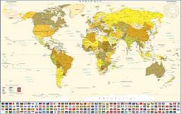 ΕΙΚΑΣΤΙΚΟΣ ΠΑΓΚΟΣΜΙΟΣ ΧΑΡΤΗΣ ΤΟΙΧΟΥ-