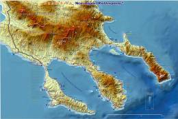 Χάρτης Χαλκιδικής Νέοι Δήμοι  Περιγραφή