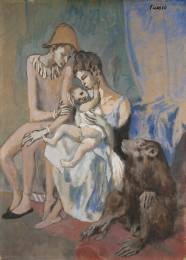 Acrobat's Family with a Monkey