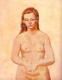 Nude with Tight Hands
