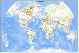 Παγκόσμιος Γεωφυσικός Χάρτης