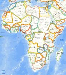 Χάρτης Αφρικής