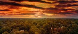 Aerial Sunset