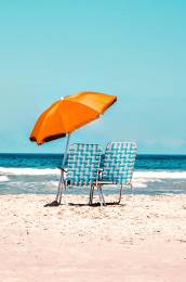 Beach Chair Blue Ocean
