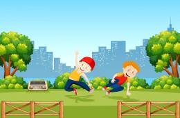Boys Playing