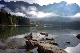 Mountain and Lake