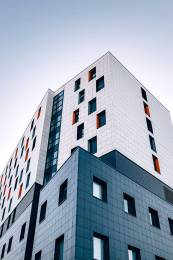 Blue White Building