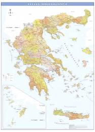 Χάρτης Ελλάδας-Σχέδιο Καλλικράτης, Ορθογώνιος με ένθετο