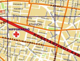 Roll Up Sτand with map