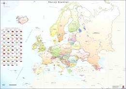 Χάρτης Ευρώπης (Ελληνικά)