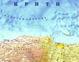 Χάρτης Βόρειας Εύβοιας