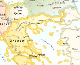 Χάρτης Ευρώπης (Ελληνικά)