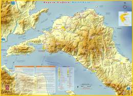 Χάρτης Βόρειας Εύβοιας