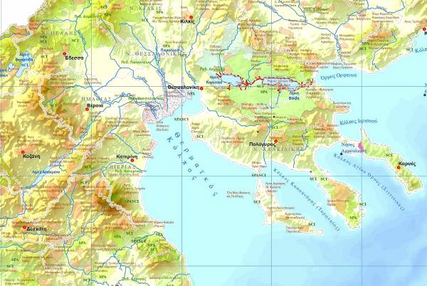 Περιβαλλοντικός Χάρτης Ελλάδας - Περιοχές Natura