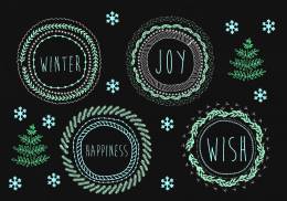 Winter Joy Happiness Wish