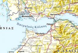 Χάρτης Ελλάδας- Σχέδιο Καλλικράτη (Όρια Νομών)