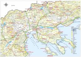 Χάρτης Κεντρικής Μακεδονίας (Λατινικά)