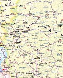 ΧΑΡΤΗΣ ΤΑΧΥΔΡΟΜΙΚΩΝ ΚΩΔΙΚΩΝ ΓΕΡΜΑΝΙΑ(POSTAL CODE MAP)