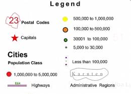 ΧΑΡΤΗΣ ΤΑΧΥΔΡΟΜΙΚΩΝ ΚΩΔΙΚΩΝ ΟΥΓΓΑΡΙΑ(POSTAL CODE MAP)