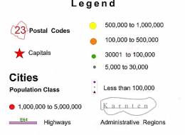 ΧΑΡΤΗΣ ΤΑΧΥΔΡΟΜΙΚΩΝ ΚΩΔΙΚΩΝ ΤΣΕΧΙΑ(POSTAL CODE MAP)