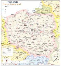 ΧΑΡΤΗΣ ΤΑΧΥΔΡΟΜΙΚΩΝ ΚΩΔΙΚΩΝ ΠΟΛΩΝΙΑΣ(POSTAL CODE MAP)